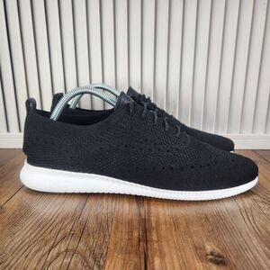 Cole Haan Grand.OS 2.ZeroGrand Stitchlite W11511 Women's 10.5 B Black Knit Shoes